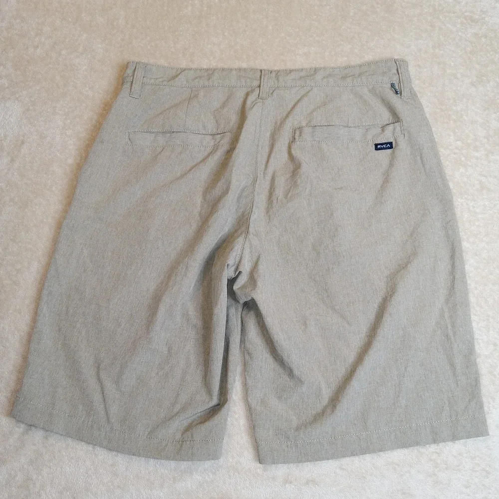 RVCA Men's 4 Way Stretch Outdoor Hiking Active Shorts Size‎ 30 Tan